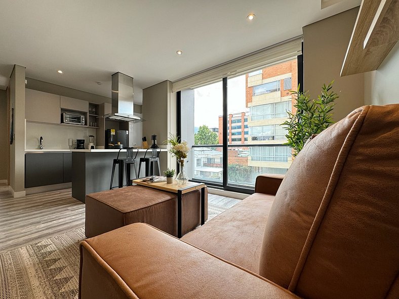 Apartamento familiar con terraza privada