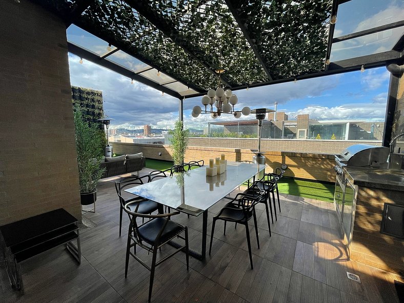 Apartamento familiar con terraza privada